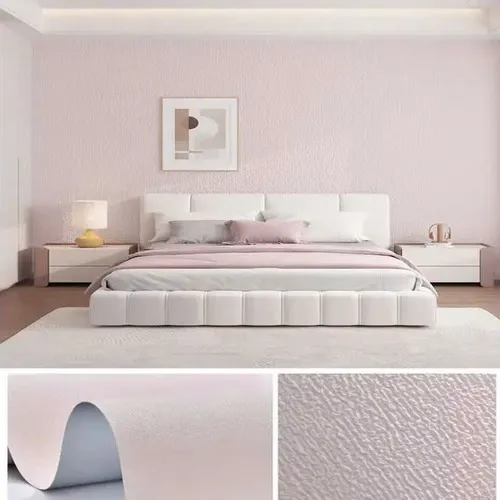 CUỘN XỐP DÁN TƯỜNG VÂN VẢI-HỒNG NHẠT_16