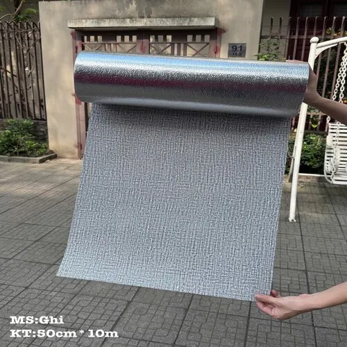 XỐP DÁN TƯỜNG VÂN VẢI-XÁM_5